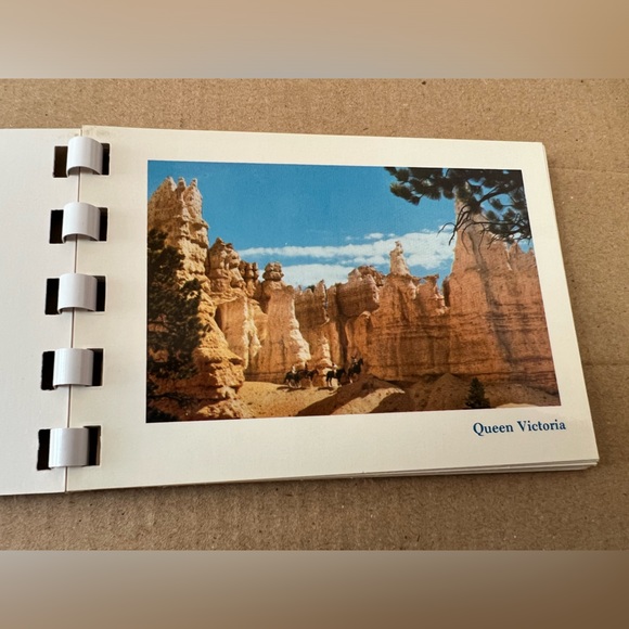 UTAH SOUVENIR Postcard SPIRAL BOOK photo set Unposted park monument rock travel - Picture 9 of 10